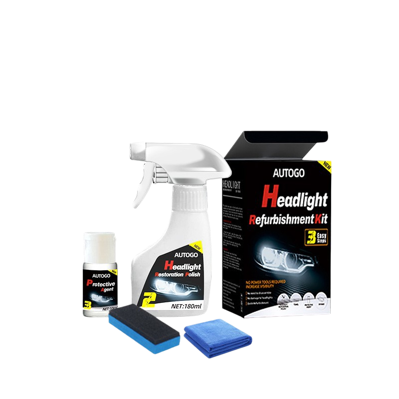 180ml Professional Car Headlight Restorer with Sponge